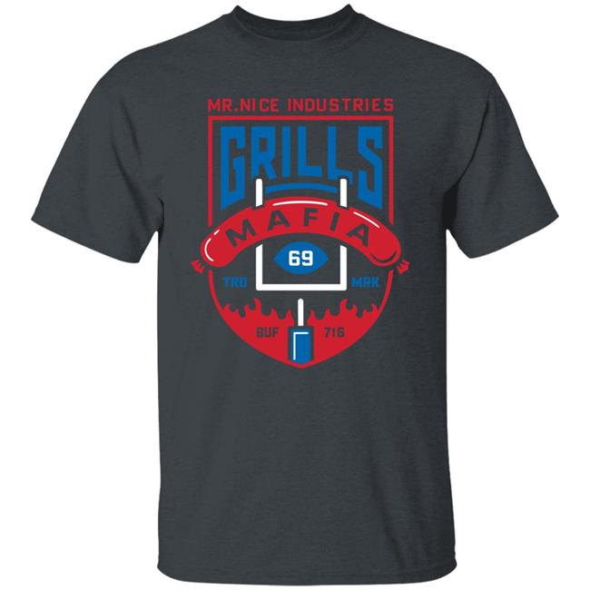 Buffalo Bills Mr Nice Industries Grills Mafia Shirt Reid Ferguson Buffalo Bills Reid Ferguson Mr Nice Industries Grills Mafia Shirt