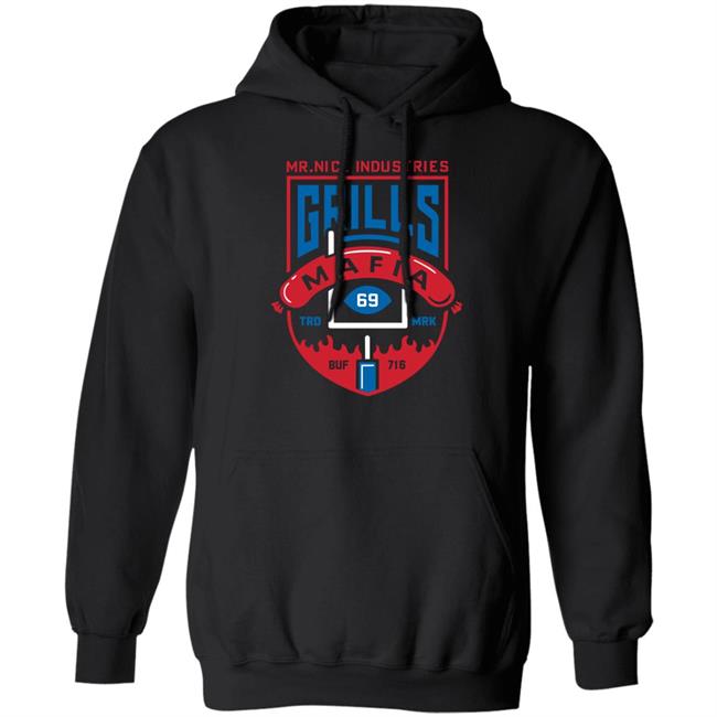 Buffalo Bills Mr Nice Industries Grills Mafia Shirt Reid Ferguson Buffalo Bills Reid Ferguson Mr Nice Industries Grills Mafia Shirt
