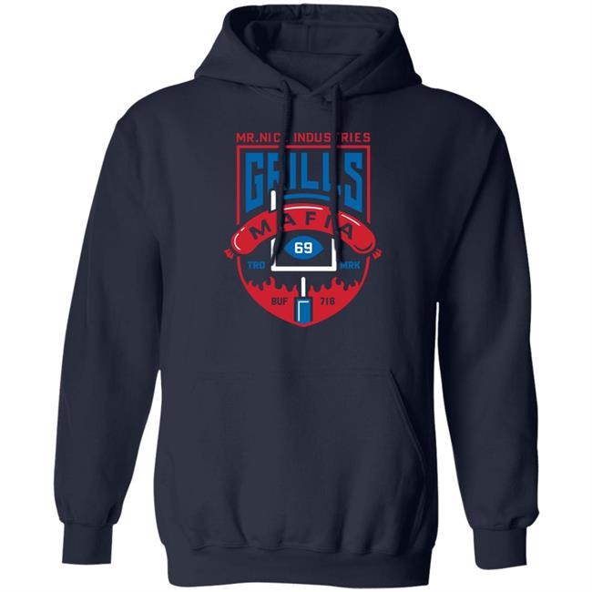 Buffalo Bills Mr Nice Industries Grills Mafia Shirt Reid Ferguson Buffalo Bills Reid Ferguson Mr Nice Industries Grills Mafia Shirt
