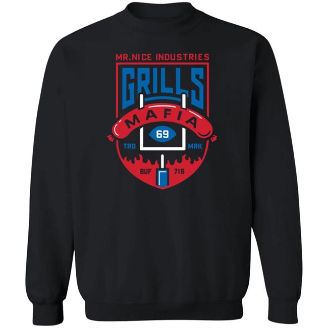 Buffalo Bills Mr Nice Industries Grills Mafia Shirt Reid Ferguson Buffalo Bills Reid Ferguson Mr Nice Industries Grills Mafia Shirt