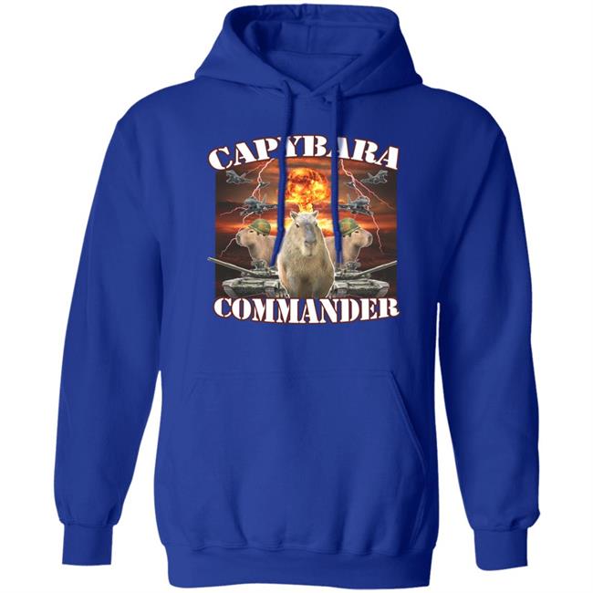 Hard Shirts Merch Capybara Commander Shirt Hardshirts777 Tiktok