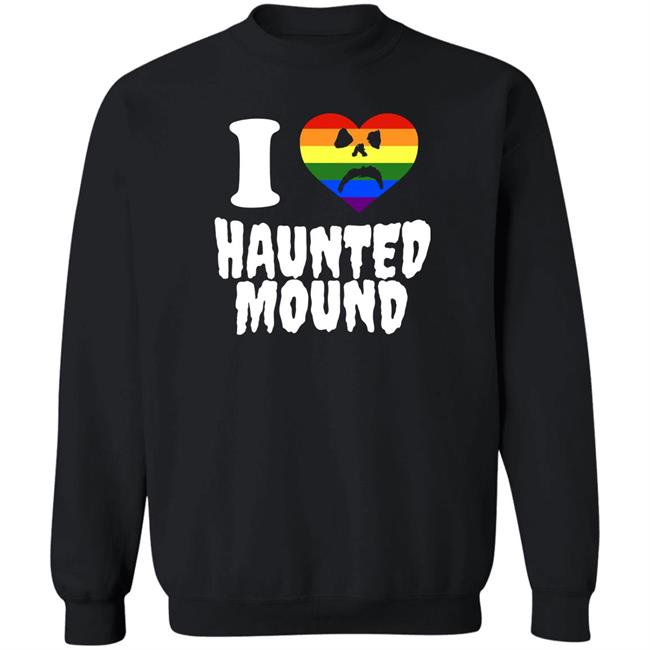 Sematary Grave Man I Love Haunted Mound Lgbt Shirt I Lgbt Heart Haunted Mound Shirt