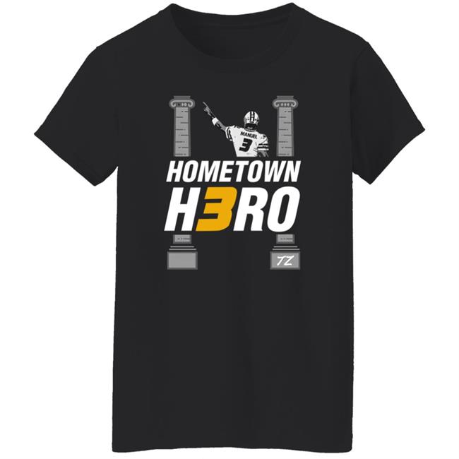 Horns Down Store Martez Manuel Hometown H3ro Shirt