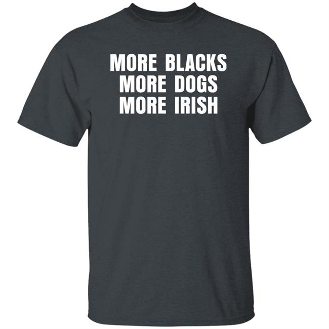 BrianDBourke More Black More Dogs More Irish Shirt Loki De Búrca