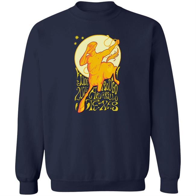 June 2076 Rodeo Amarillo Texas Shirt Jpbrammer Art Nouveau Cowboy Centaur