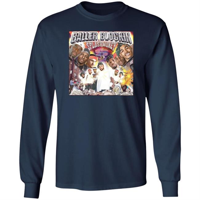 Garydwayne Chris Montano Baller Blockin Splashmoney Shirt Splash Money Records Presents Baller Blockin Shirt