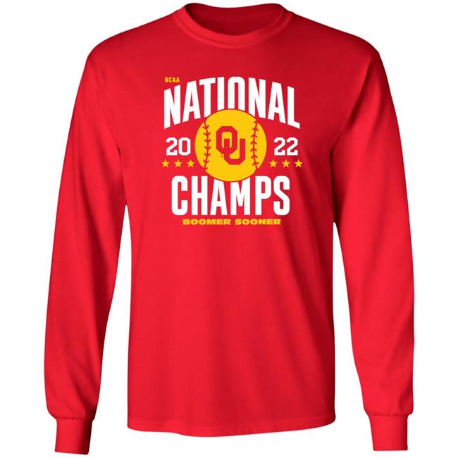 2022 Oklahoma Softball National Champs T Shirt National Champs 2022 Boomer Sooner Shirt Homefield Apparel Merch