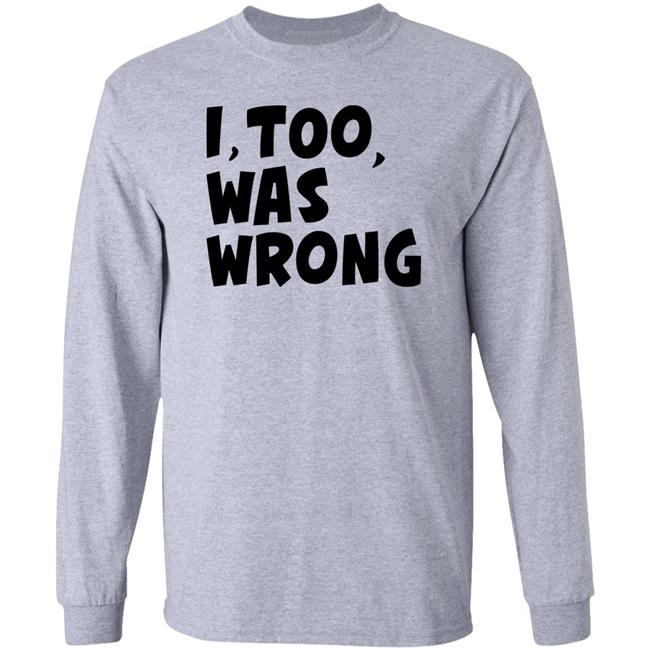 Julie Stewart-Binks Wearing I Too Was Wrong Shirt Tampa Bay Lightning
