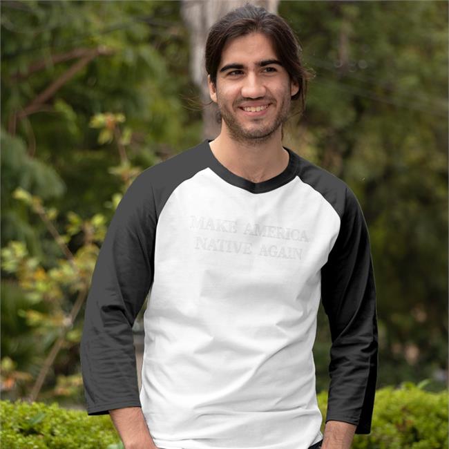 Lakota Man Make America Native Again Sweatshirt Black