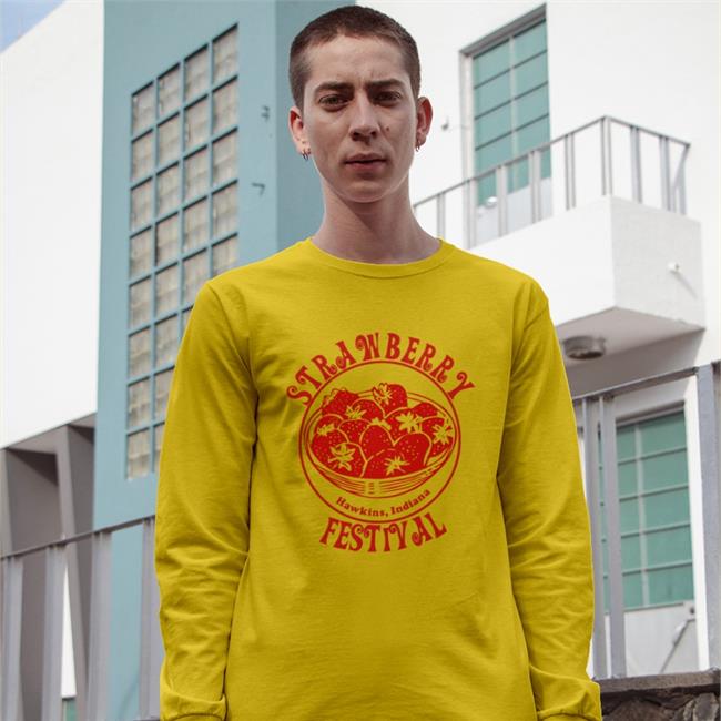 Milevenluver Strawberry Hawkins Indiana Festival Shirts Stranger Things