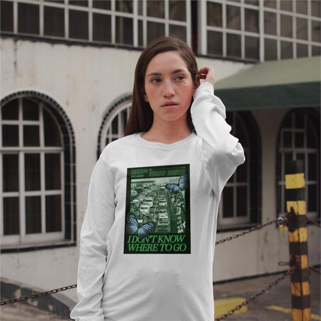 I Don't Know Where To Go Tee White Bari