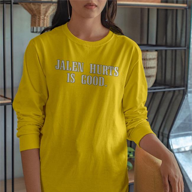 Jalen Hurts Is Good Hoodied Sweatshirt Barstool Sports Store
