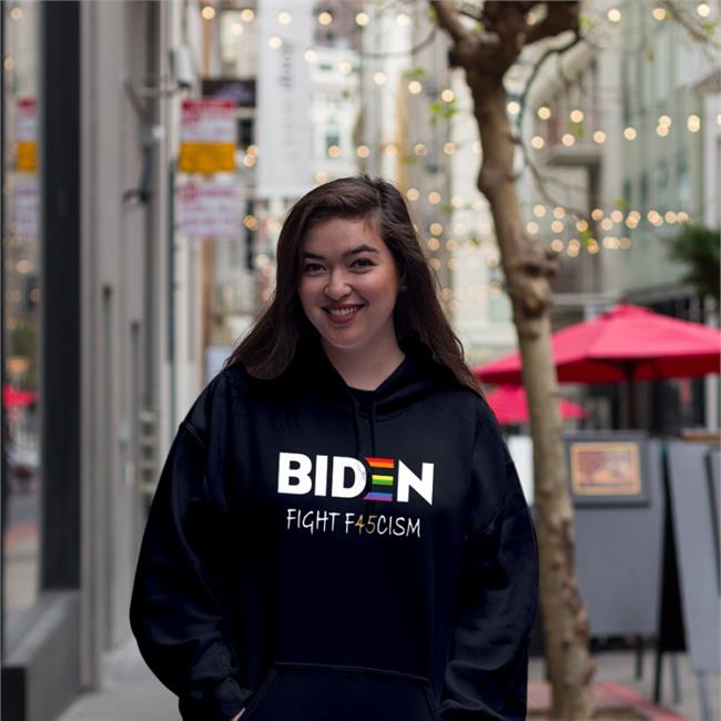 Biden Fight F45cism Hoodie