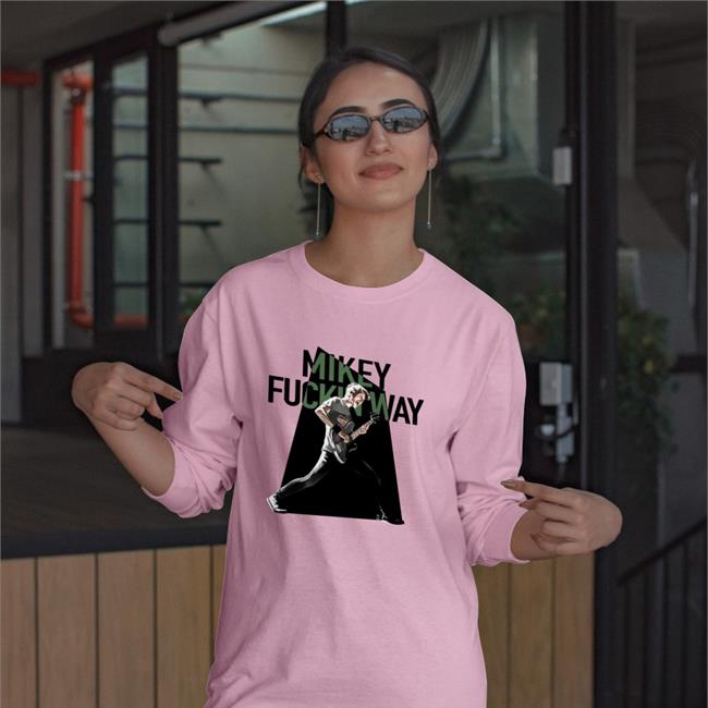 Cc Art Concatenationn Mikey Fuckin Way Playing Guitar T Shirt White