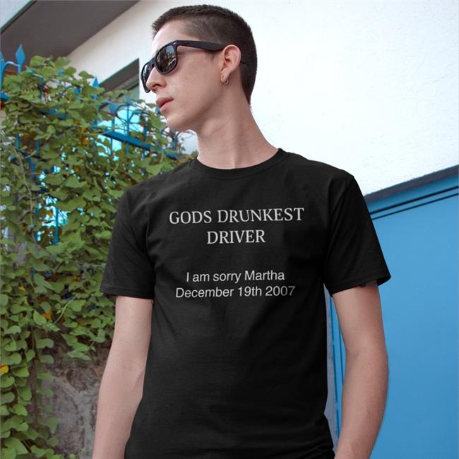 God's Drunkest Driver Hoodie Sweatshirt Schizo Store