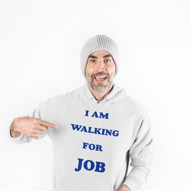 Srinivas BV I Am Walking For Job Tee Shirt White