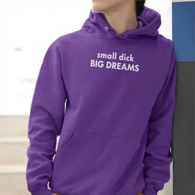 Shirts That Go Hard Small Dick Big Dreams Hoodie