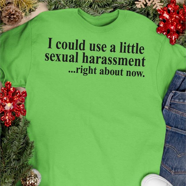 I Could Use A Little Sexual Harassment Right About Now Tee Shirt Shirts With Threatening Auras