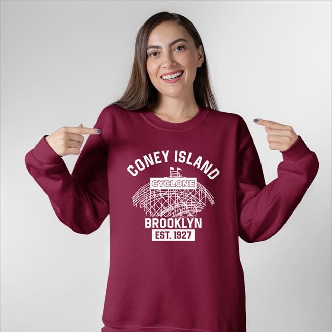 Red Tommyinnit Coney Island Cyclone Brooklyn Shirt