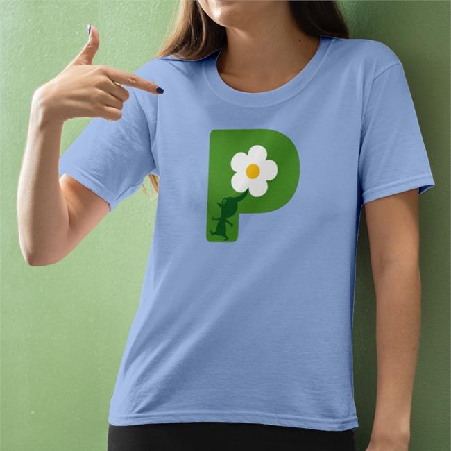 White Pikmin Logo Shirt Nintendo Store