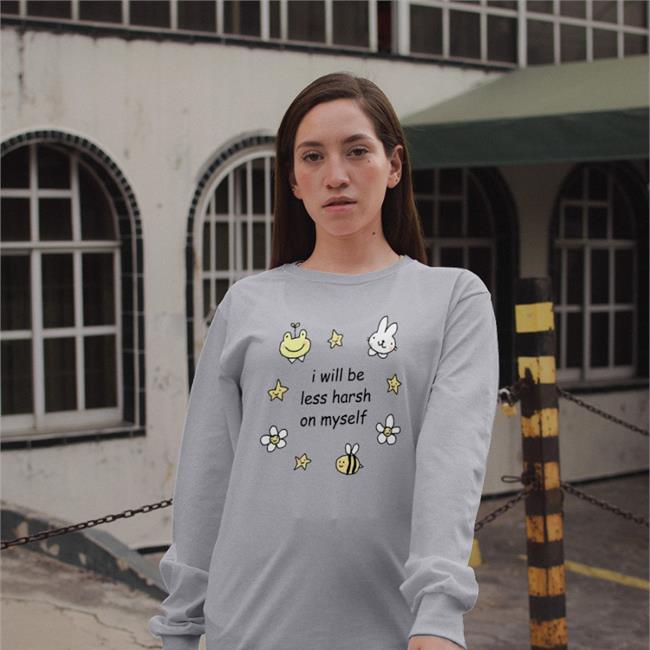Stinkykatie I Will Be Less Harsh On Myself T Shirt White