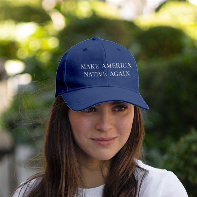 Lakota Man Black Make America Native Again Hat Make America Native Again Hat Lakota Man Black