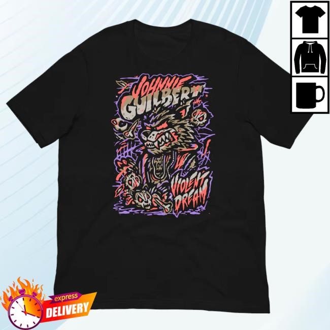 Johnnie Guilbert Merch Johnnie Guilbert Violent Dream - Red Purple Tee