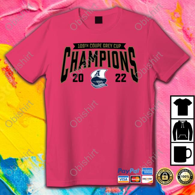 Realsports Shop109th Coupe Grey Cup Champions Hoodie