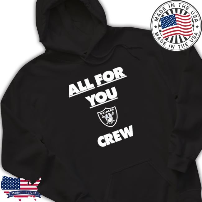 Original Henry Ruggs Las Vegas Raiders Wearing All For You Crew Crewneck Sweatshirt