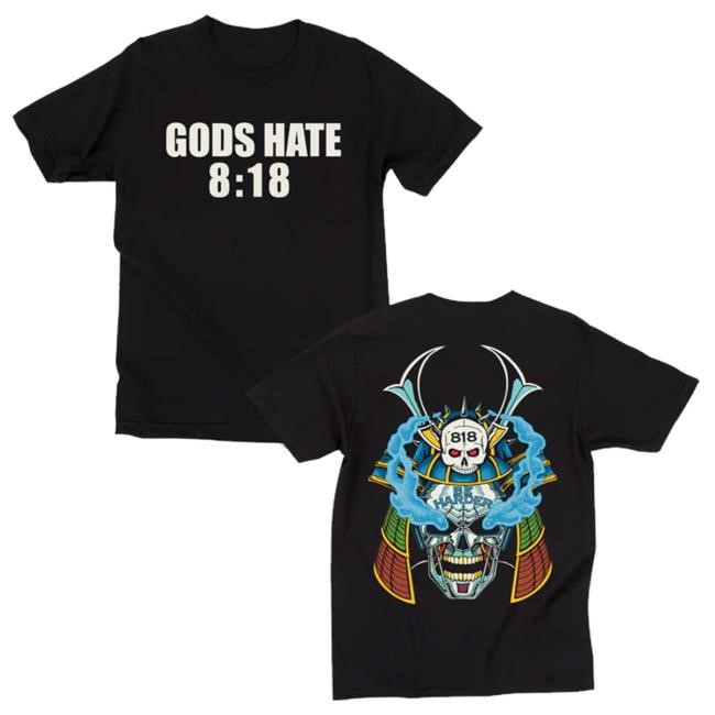 Official Closed Casket Activities Merch God's Hate 8:18 T-Shirt