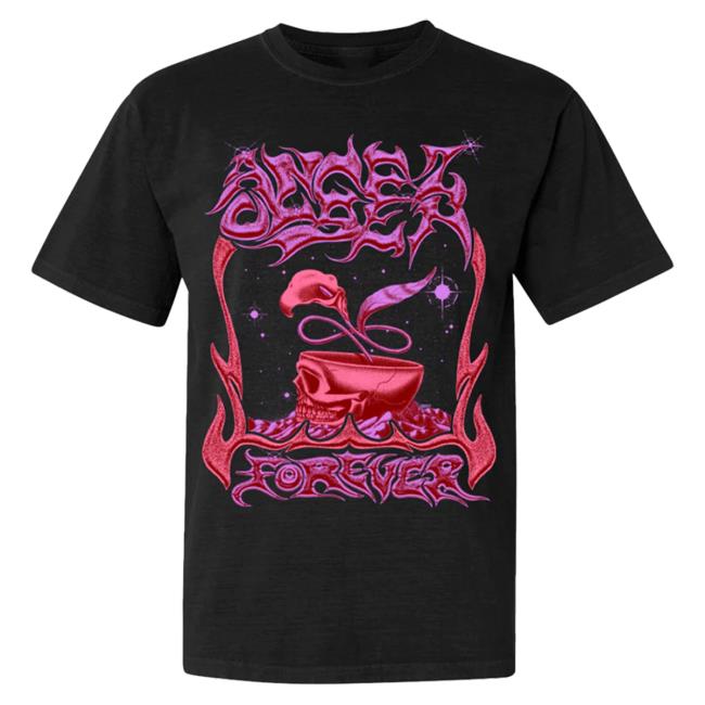 Official Hello Merch Angel Olsen Forever Pullover Hoodie Black AngelOlsen HelloMerch