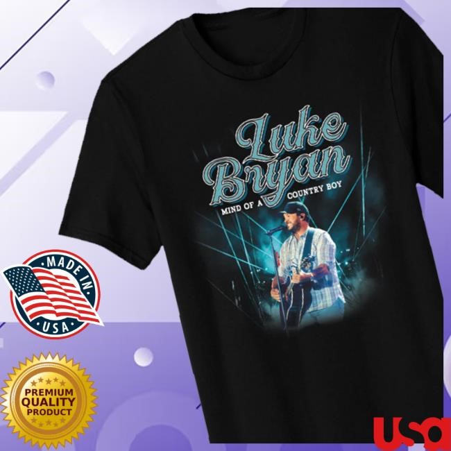 Luke Bryan Official Mind Of A Country Boy Shirt
