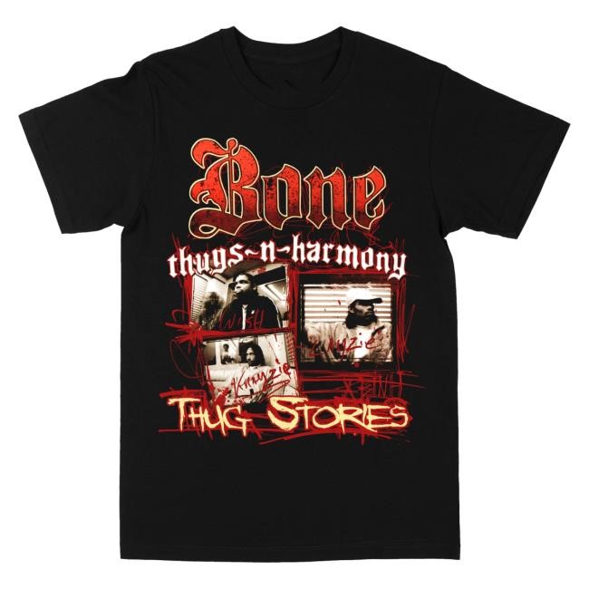 Bone Thugs N Harmony Merch Thug Stories Black Funny Shirt