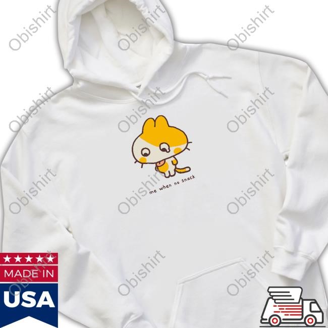 Me When No Snack Cat T Shirt Liliuhms