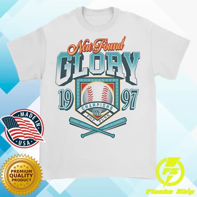 New Found Glory Official Store Merch Champions Of Pop-Punk Unisex Sweatshirt White