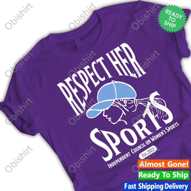Icons Respect Her Sports Independent Council On Women's Sports Long Sleeve Tee Shirt