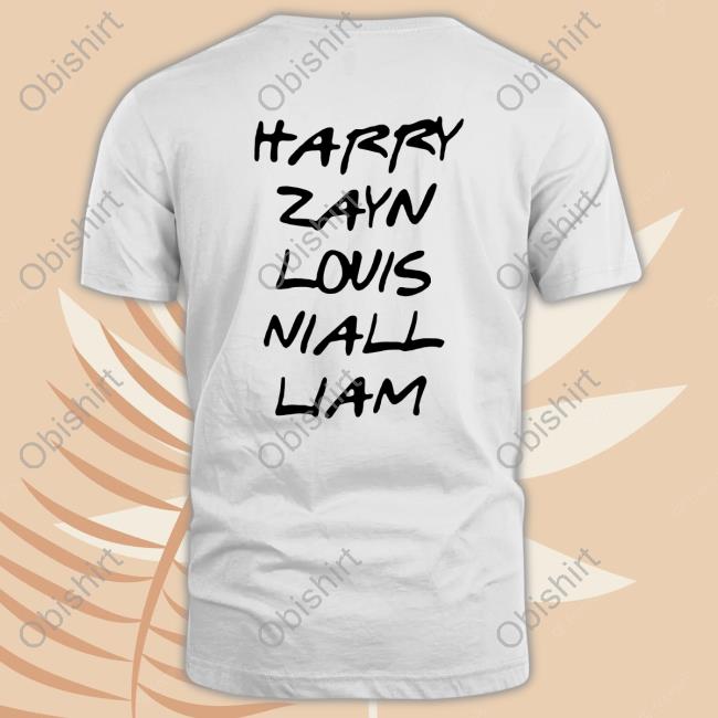 Back Harry Zayn Louis Niall Liam New Shirt Ig Jamalsworld