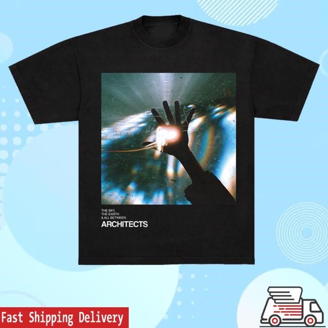 Architects Merch Shop The Earth The Sky Album Black Tee Shirt