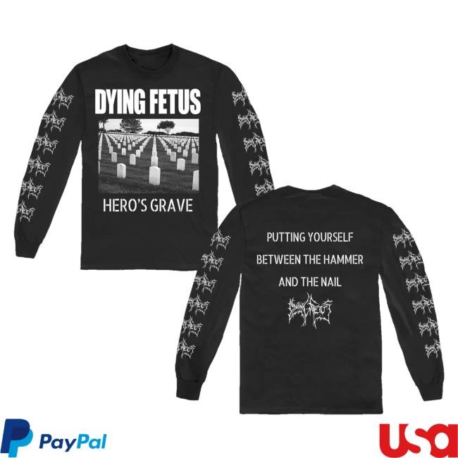Dying Fetus Band Merch Store Shop Dying Fetus Hero's Grave Sweater