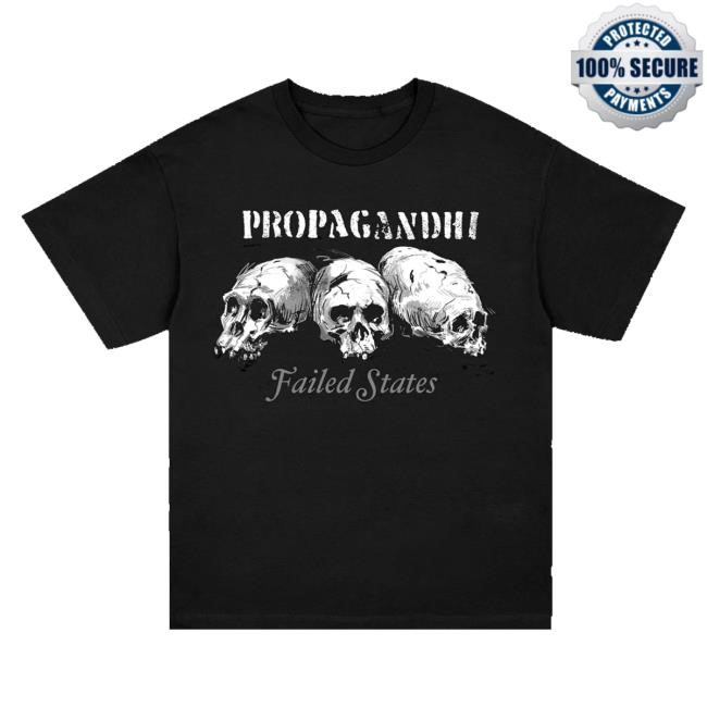 Propagandhi Merch Failed States Skulls Shirts