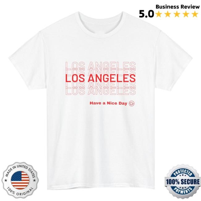 La Explained Merch White Thank You L.A.F.D Sweater