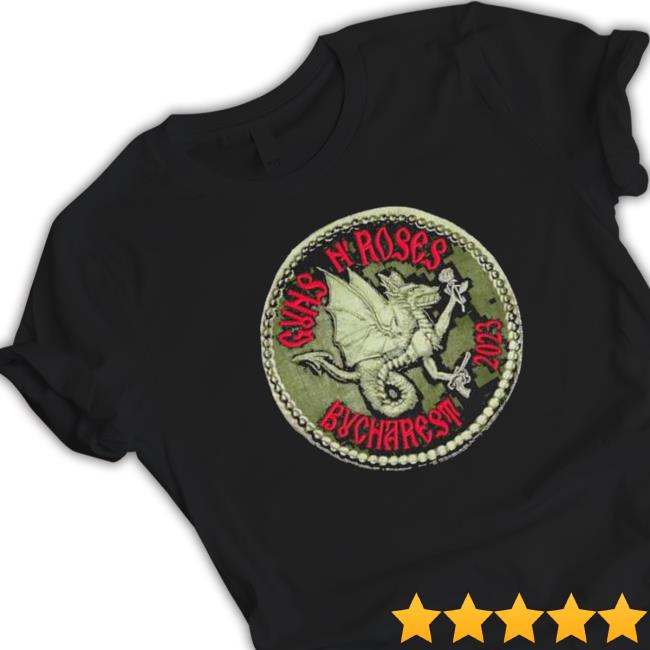 Best Guns’N Roses Bucharest July 16 2023 Logo shirt, hoodie, tank top, sweater and long sleeve t-shirt