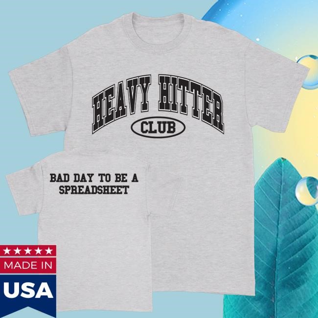Davis Clarke Bad Day To Be A Spreadsheet Tee Shirt