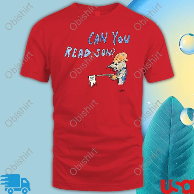 Can You Read Son Tee