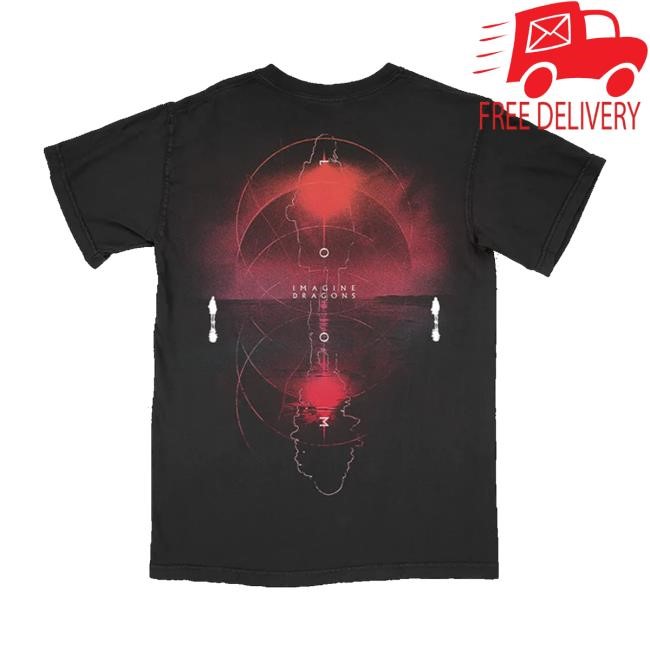 Imagine Dragons Music Store Circles Black Youth T Shirt