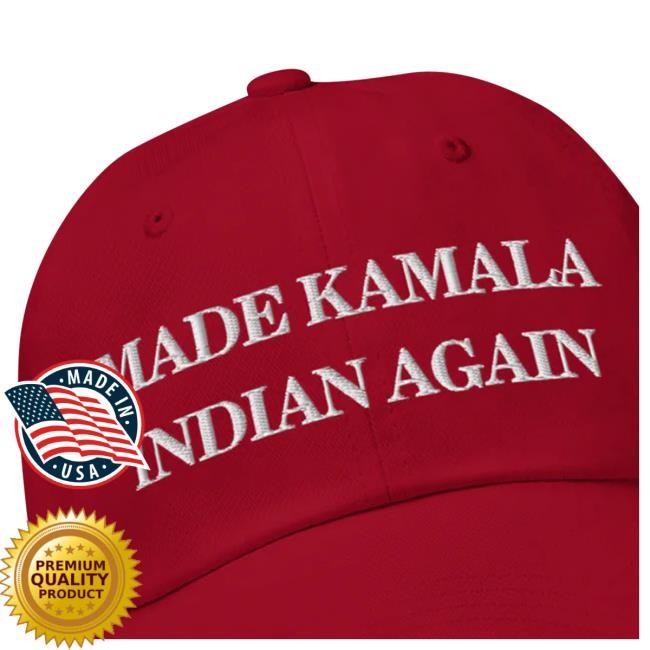 Candace Owens merch MADE KAMALA INDIAN AGAIN twill cap