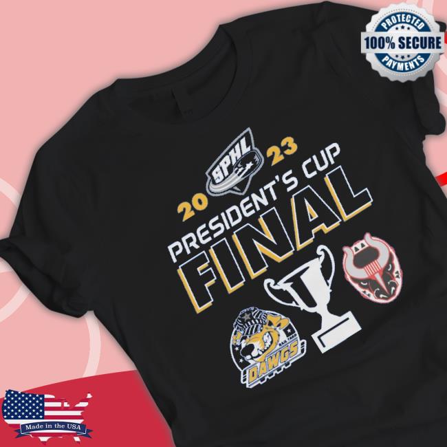 Official Roanoke Rail Yard Dawgs 2023 Sphl Presidents Cup Final Shirt