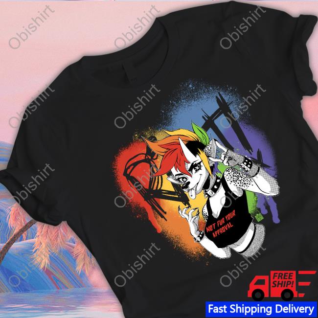 Riot Rainbow Hyena Not Fur Your Approval Shirts