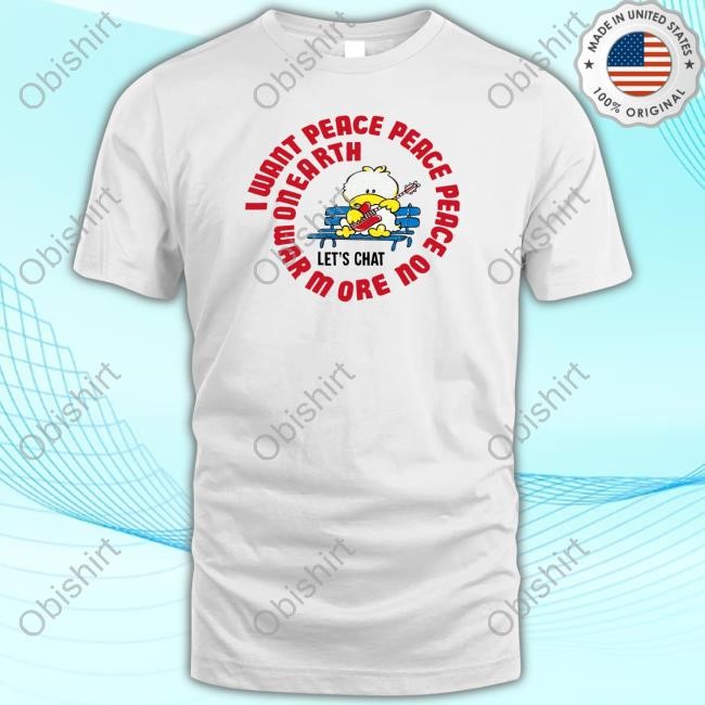 I Want Peace Peace Peace Crewneck Sweatshirt