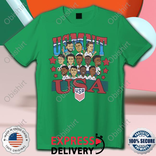 Homage Store Usmnt Usa Soccer Group Photo Shirt